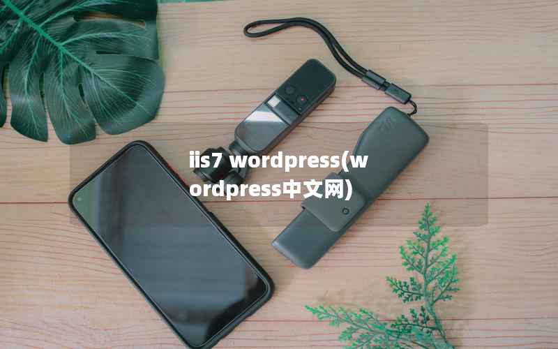 iis7 wordpress(wordpress中文网)