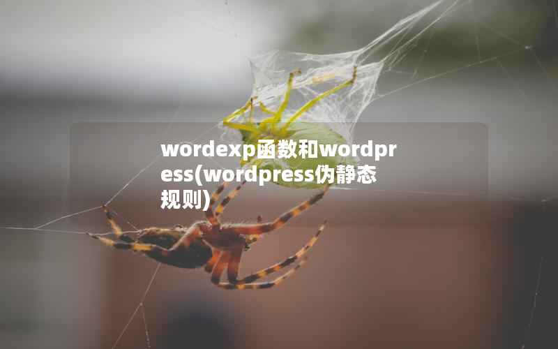 wordexp函数和wordpress(wordpress伪静态规则)