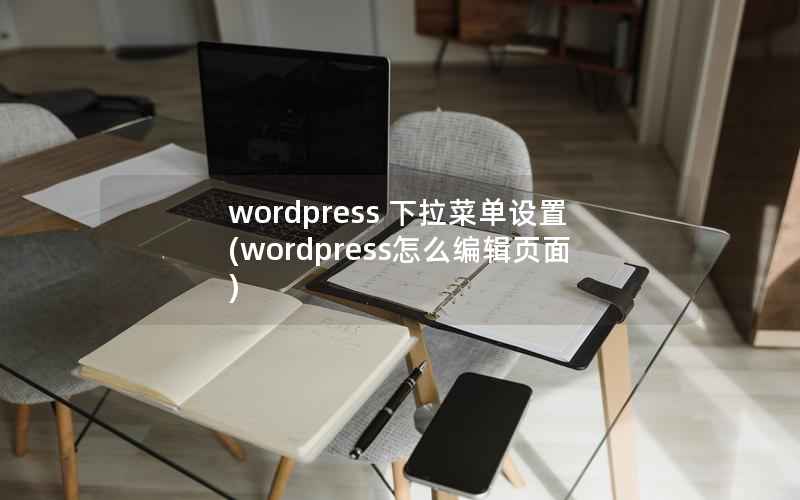 wordpress 下拉菜单设置(wordpress怎么编辑页面)