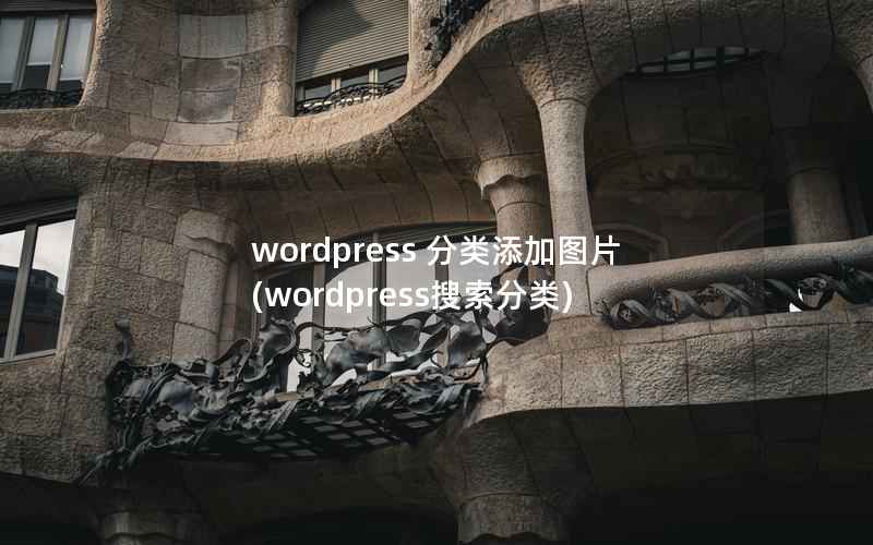 wordpress 分类添加图片(wordpress搜索分类)