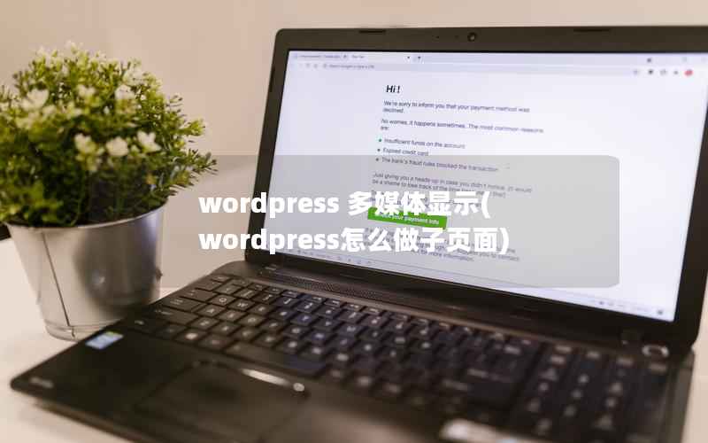 wordpress 多媒体显示(wordpress怎么做子页面)