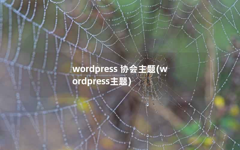 wordpress 协会主题(wordpress主题)