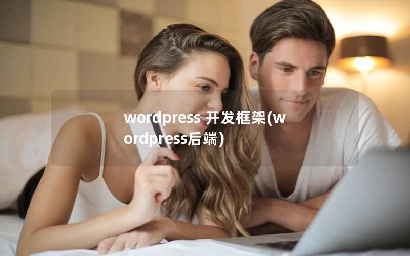 wordpress 开发框架(wordpress后端)