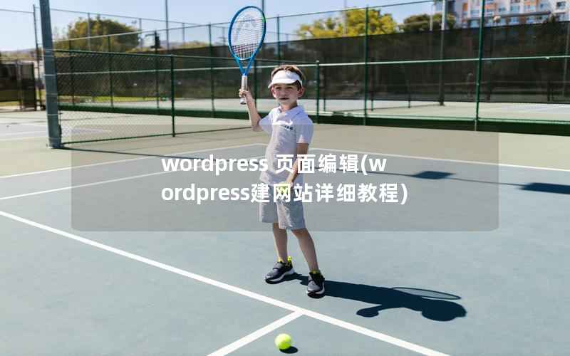 wordpress 页面编辑(wordpress建网站详细教程)