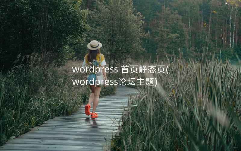 wordpress 首页静态页(wordpress论坛主题)