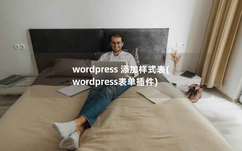 wordpress 添加样式表(wordpress表单插件)