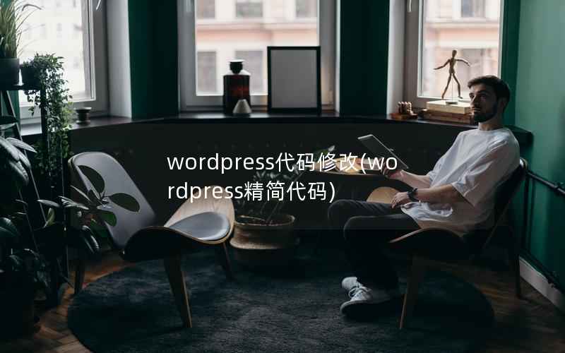 wordpress代码修改(wordpress精简代码)