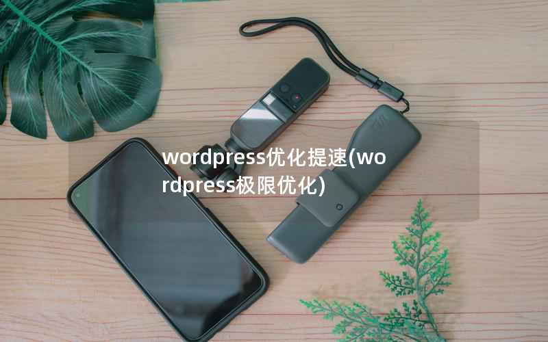 wordpress优化提速(wordpress极限优化)