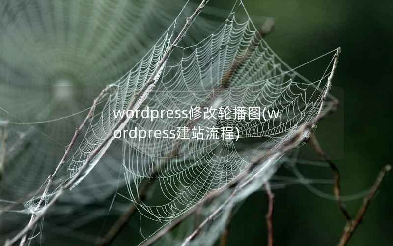 wordpress修改轮播图(wordpress建站流程)