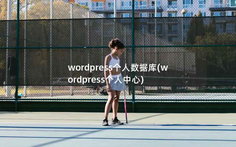 wordpress个人数据库(wordpress个人中心)