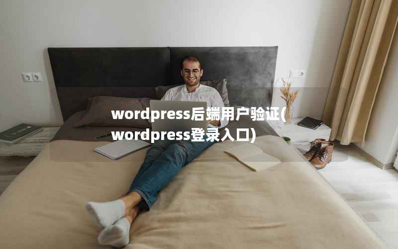 wordpress后端用户验证(wordpress登录入口)