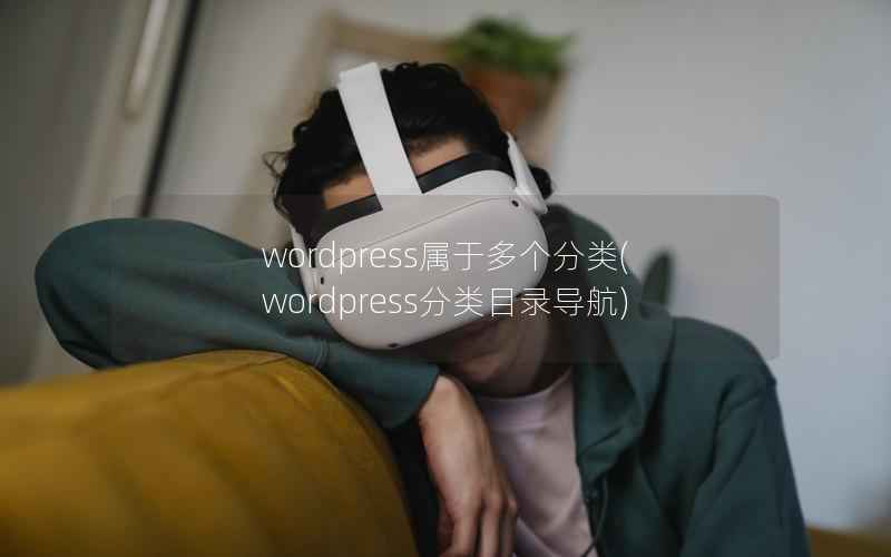 wordpress属于多个分类(wordpress分类目录导航)