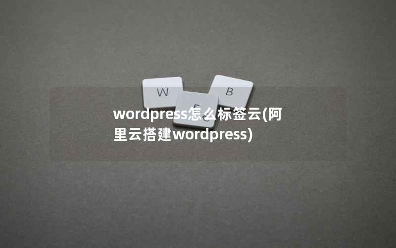 wordpress怎么标签云(阿里云搭建wordpress)