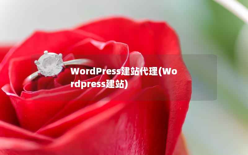 WordPress建站代理(Wordpress建站)