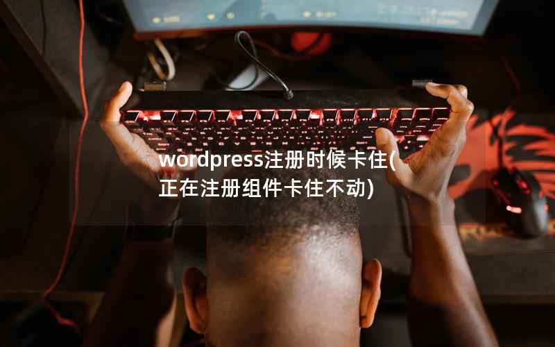 wordpress注册时候卡住(正在注册组件卡住不动)