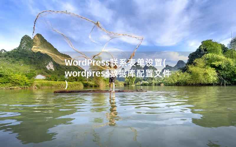 WordPress联系表单设置(wordpress数据库配置文件)