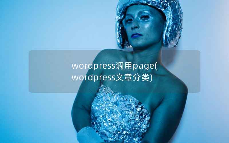 wordpress调用page(wordpress文章分类)