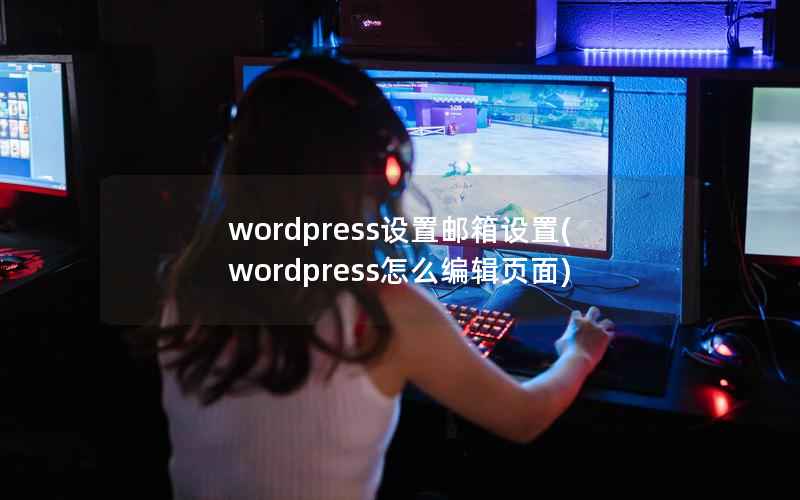 wordpress设置邮箱设置(wordpress怎么编辑页面)