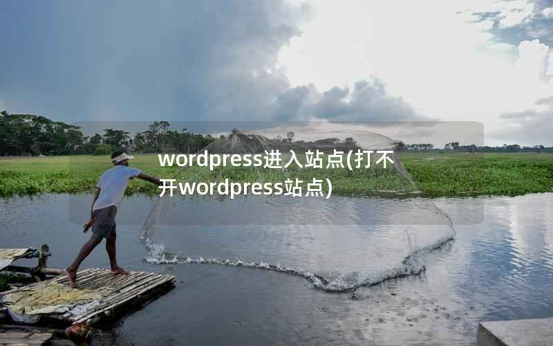 wordpress进入站点(打不开wordpress站点)