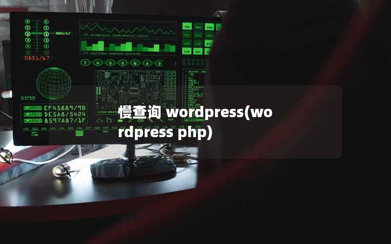 慢查询 wordpress(wordpress php)