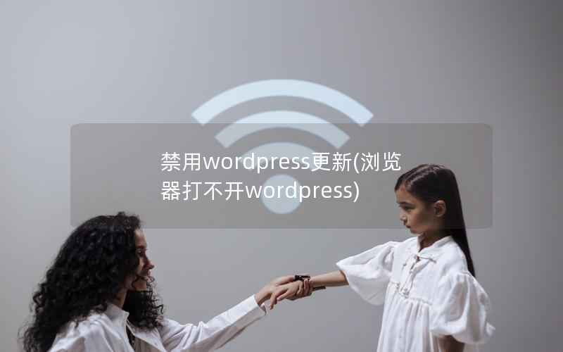 禁用wordpress更新(浏览器打不开wordpress)