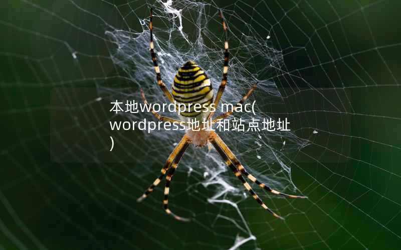 本地wordpress mac(wordpress地址和站点地址)