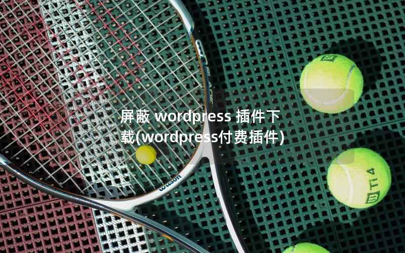 屏蔽 wordpress 插件下载(wordpress付费插件)