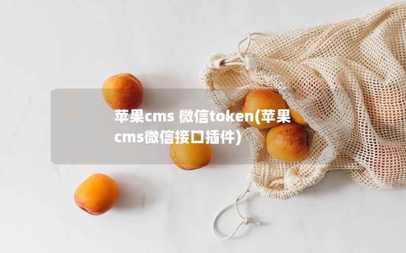 苹果cms 微信token(苹果cms微信接口插件)