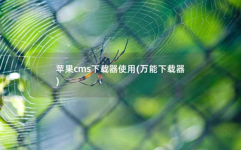 苹果cms下载器使用(万能下载器)