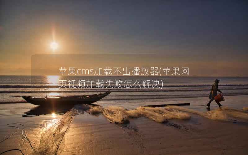 苹果cms加载不出播放器(苹果网页视频加载失败怎么解决)