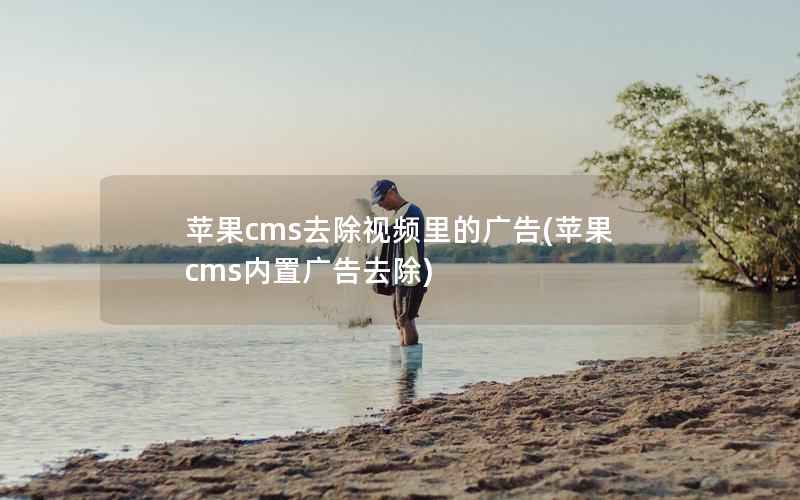 苹果cms去除视频里的广告(苹果cms内置广告去除)