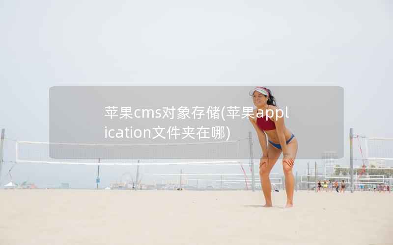 苹果cms对象存储(苹果application文件夹在哪)