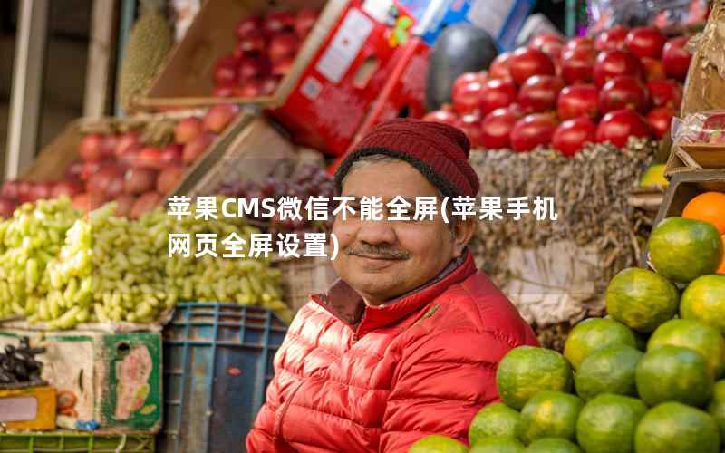 苹果CMS微信不能全屏(苹果手机网页全屏设置)