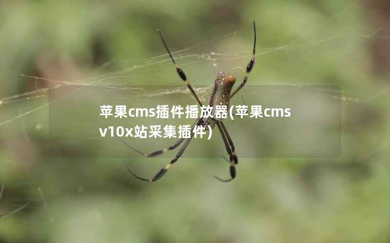 苹果cms插件播放器(苹果cmsv10x站采集插件)