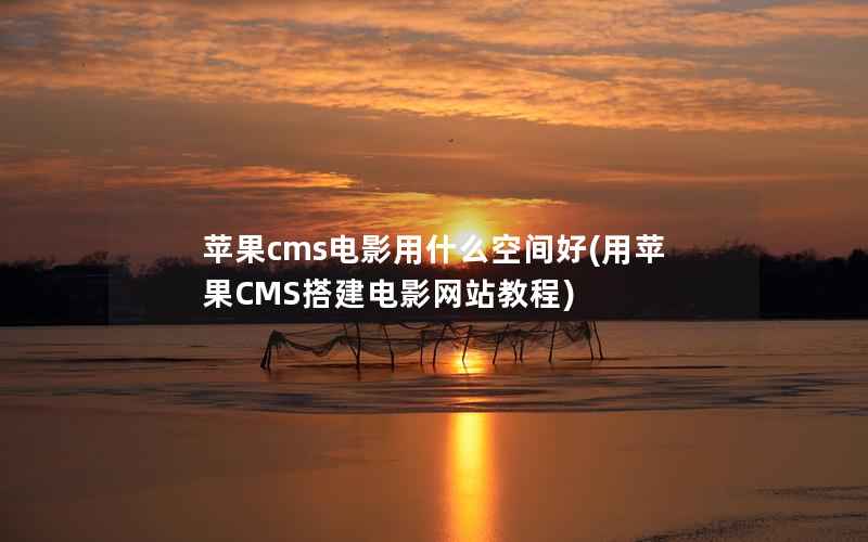 苹果cms电影用什么空间好(用苹果CMS搭建电影网站教程)