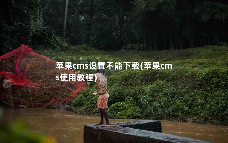 苹果cms设置不能下载(苹果cms使用教程)