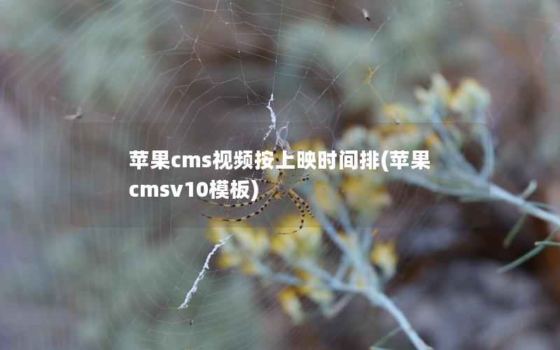 苹果cms视频按上映时间排(苹果cmsv10模板)