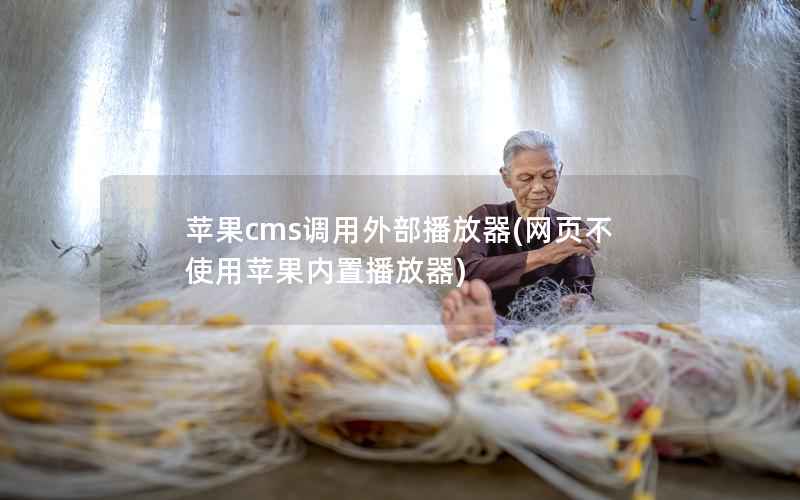 苹果cms调用外部播放器(网页不使用苹果内置播放器)