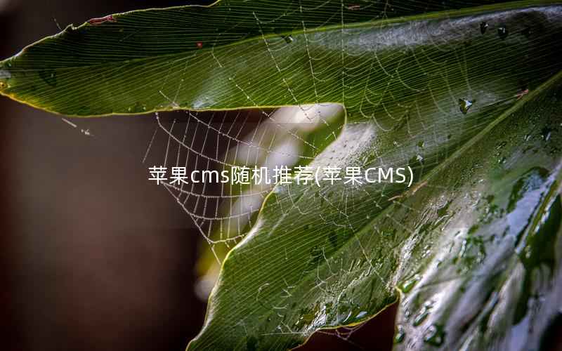 苹果cms随机推荐(苹果CMS)