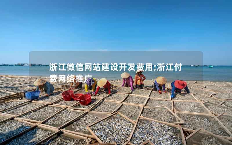 浙江微信网站建设开发费用;浙江付费网络推广