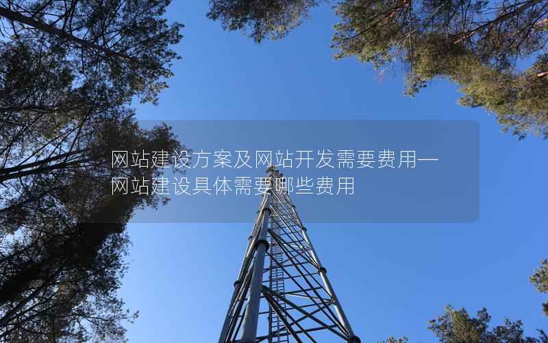 网站建设方案及网站开发需要费用—网站建设具体需要哪些费用