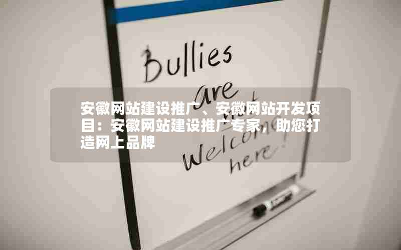 安徽网站建设推广、安徽网站开发项目：安徽网站建设推广专家，助您打造网上品牌