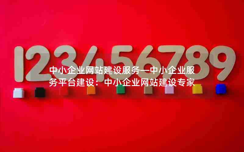 中小企业网站建设服务—中小企业服务平台建设：中小企业网站建设专家