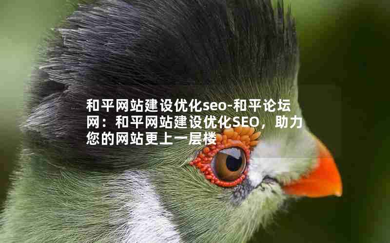 和平网站建设优化seo-和平论坛网：和平网站建设优化SEO，助力您的网站更上一层楼