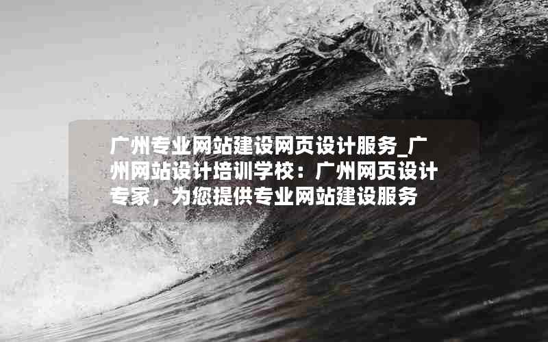 广州专业网站建设网页设计服务_广州网站设计培训学校：广州网页设计专家，为您提供专业网站建设服务