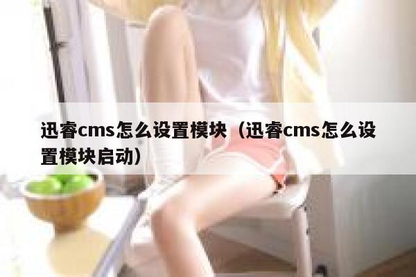 迅睿cms怎么设置模块（迅睿cms怎么设置模块启动）