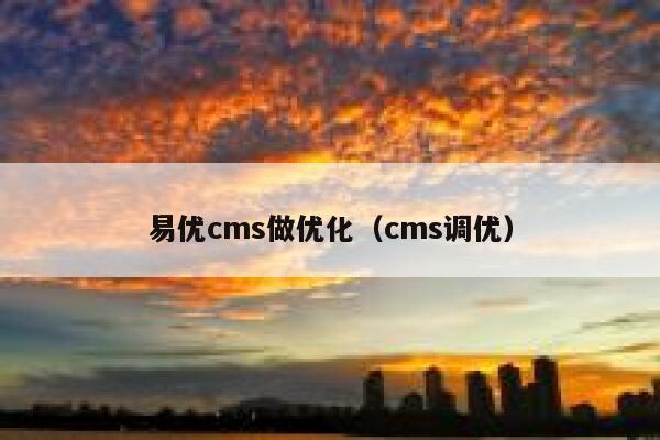 易优cms做优化（cms调优）