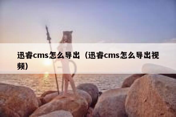 迅睿cms怎么导出（迅睿cms怎么导出视频）