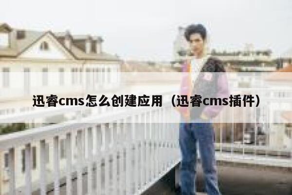 迅睿cms怎么创建应用（迅睿cms插件）