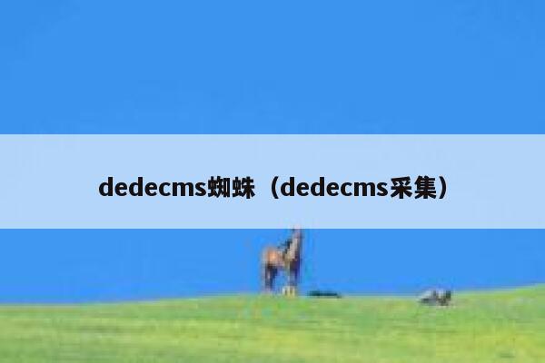 dedecms蜘蛛（dedecms采集）